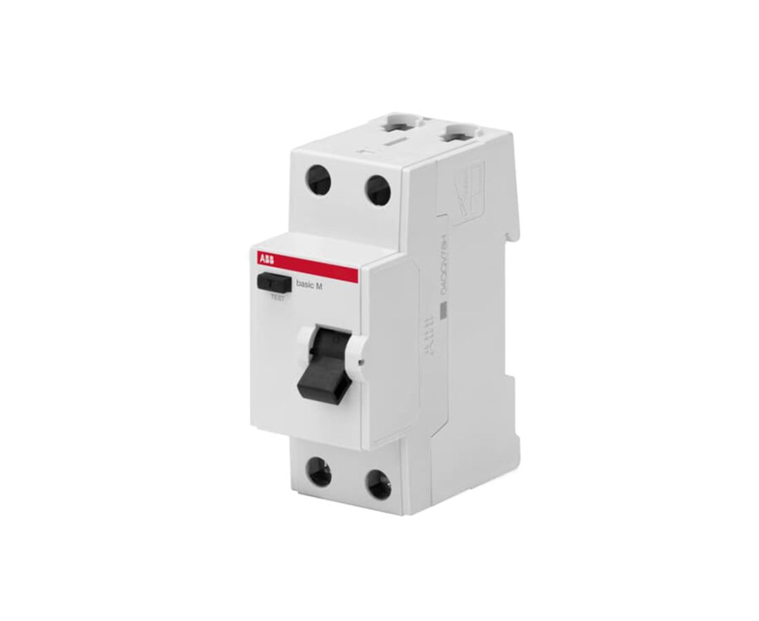 დიფერენციალური რელე BasicM 2P 63A AC30 ABB 2CSF602031R1630 — დიფერენციალური გამომრთველელი